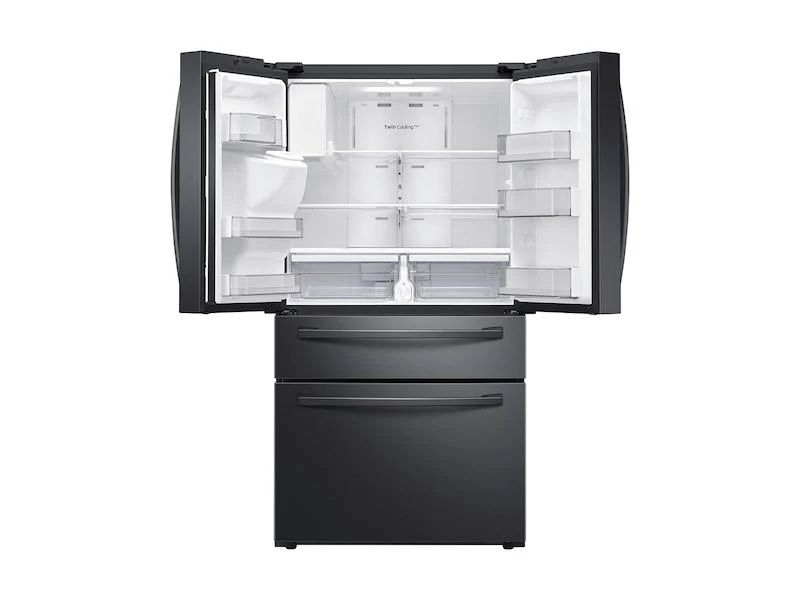 23 cu. ft. Counter Depth 4-Door French Door Refrigerator with FlexZone™ Drawer in Black Stainless Steel - Image 9