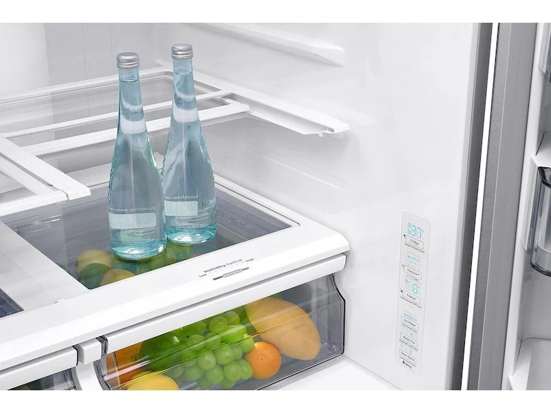 23 cu. ft. Counter Depth 4-Door French Door Refrigerator with FlexZone™ Drawer in Stainless Steel - Image 10