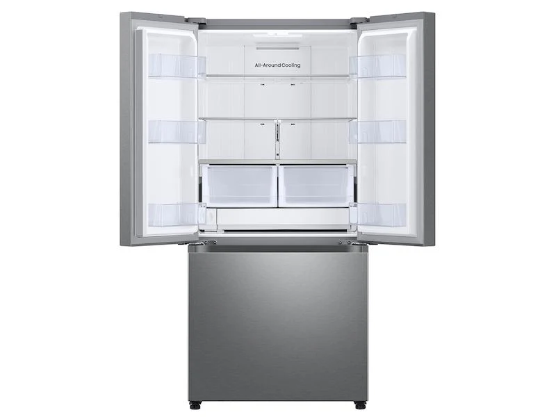 Samsung 25 cu. ft. 33" 3-Door French Door Refrigerator with Dual Auto Ice Maker in Stainless Steel - Image 5