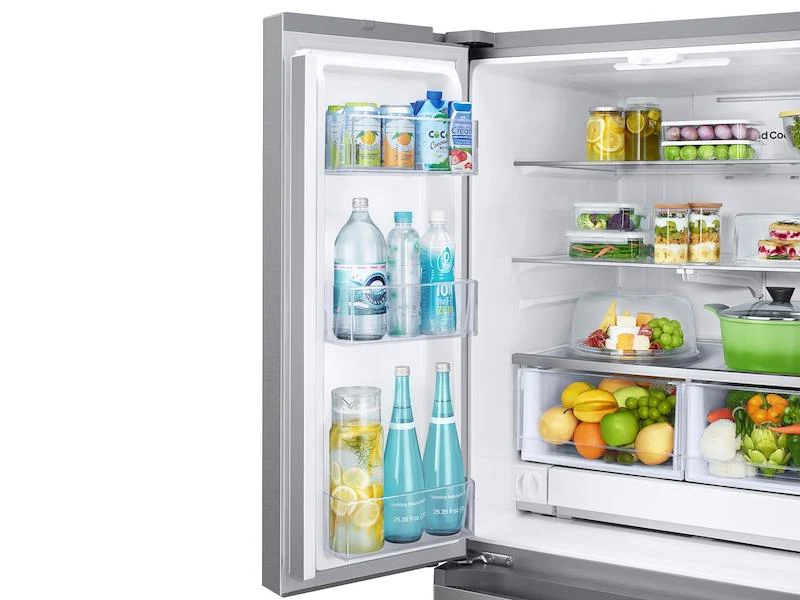 Samsung 25 cu. ft. 33" 3-Door French Door Refrigerator with Dual Auto Ice Maker in Stainless Steel - Image 7