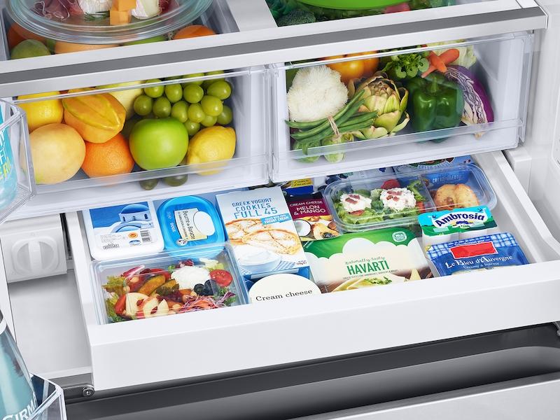 Samsung RF25C5551SR 25 cu. ft. 33" 3-Door French Door Refrigerator with Beverage Center™ and AutoFill Water Pitcher in Stainless Steel - Image 9