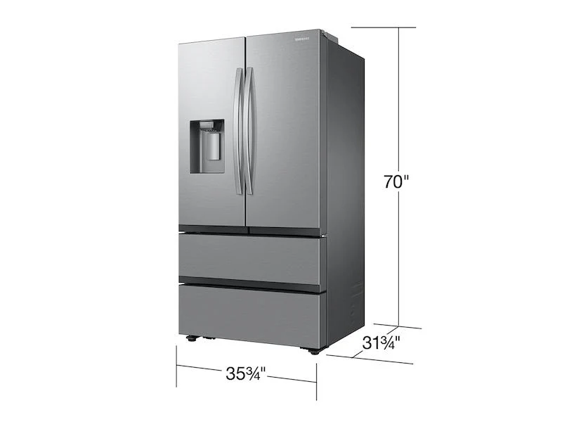 Samsung RF26CG7400SRAA 25 cu. ft. Mega Capacity Counter Depth 4-Door French Door Refrigerator with Four Types of Ice in Stainless Steel - Image 2