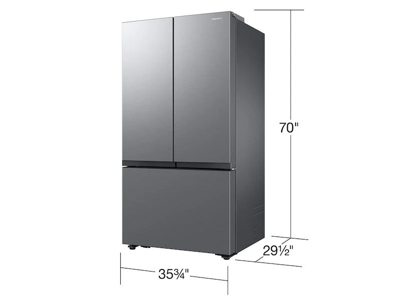 Samsung RF27CG5010S9AA 27 cu. ft. Counter Depth Mega Capacity 3-Door French Door Refrigerator with Dual Auto Ice Maker in a Stainless Look - Image 2