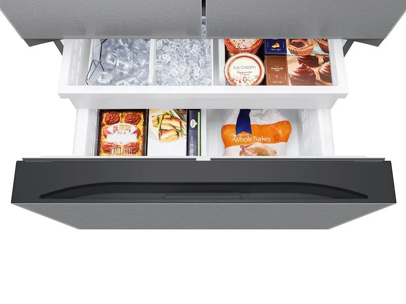 Samsung RF27CG5400SRAA 26 cu. ft. Mega Capacity Counter Depth 3-Door French Door Refrigerator with Four Types of Ice in Stainless Steel - Image 10
