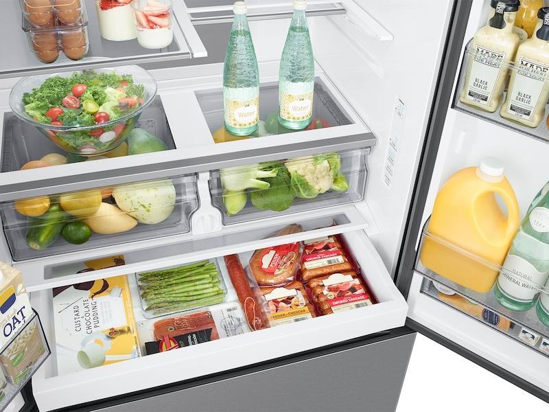Samsung RF27CG5400SRAA 26 cu. ft. Mega Capacity Counter Depth 3-Door French Door Refrigerator with Four Types of Ice in Stainless Steel - Image 8