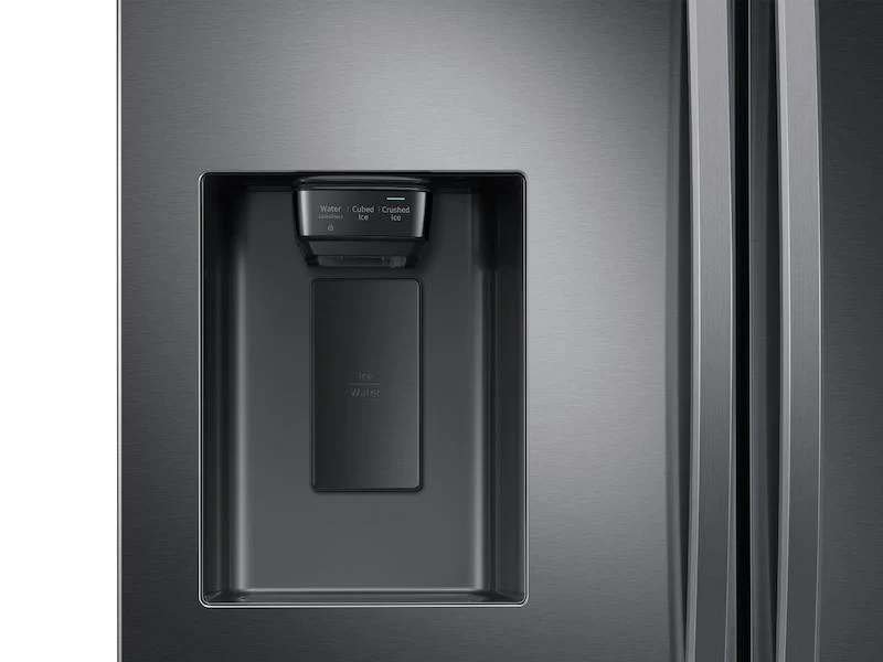 27 cu. ft. Large Capacity 3-Door French Door Refrigerator with External Water & Ice Dispenser in Black Stainless Steel - Image 9