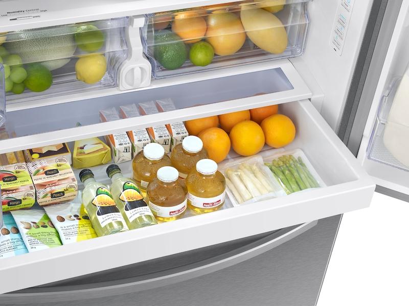 27 cu. ft. Large Capacity 3-Door French Door Refrigerator with External Water & Ice Dispenser in Stainless Steel - Image 10