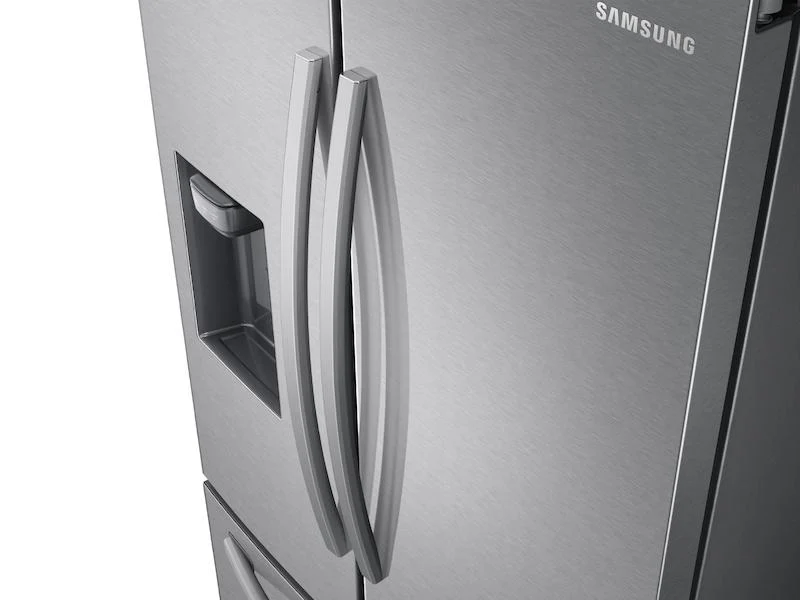 27 cu. ft. Large Capacity 3-Door French Door Refrigerator with External Water & Ice Dispenser in Stainless Steel - Image 3