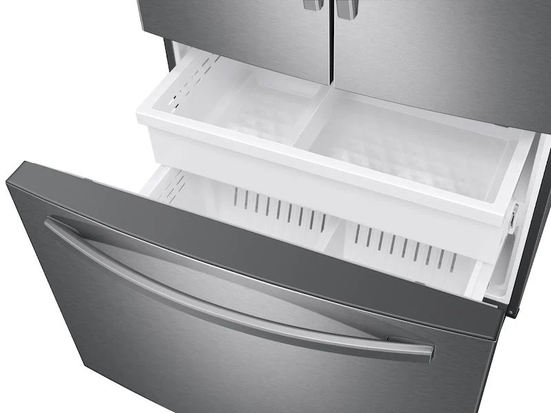 27 cu. ft. Large Capacity 3-Door French Door Refrigerator with External Water & Ice Dispenser in Stainless Steel - Image 5