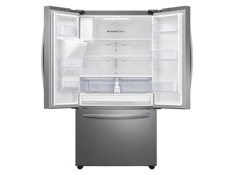 27 cu. ft. Large Capacity 3-Door French Door Refrigerator with External Water & Ice Dispenser in Stainless Steel - Image 6