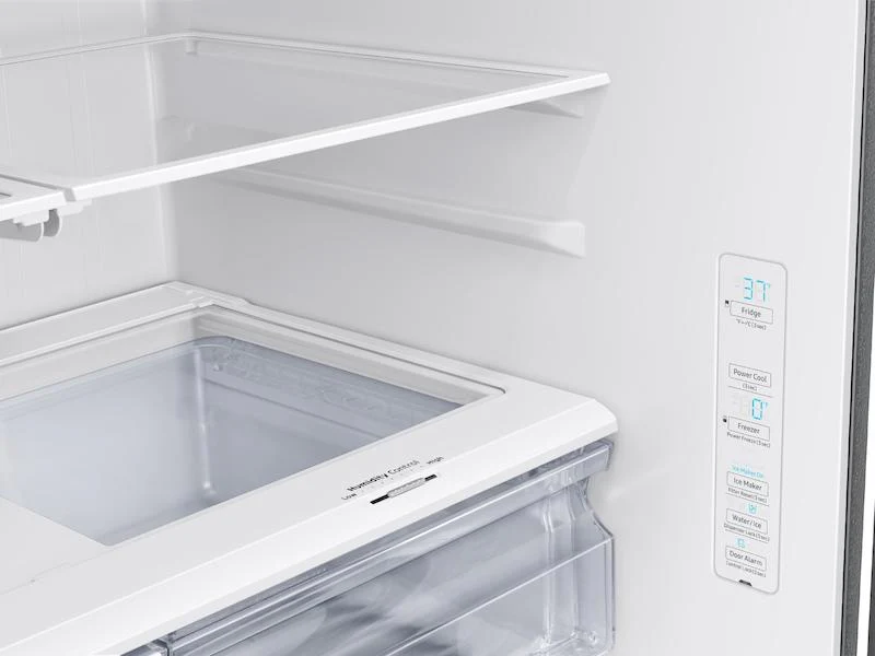 27 cu. ft. Large Capacity 3-Door French Door Refrigerator with External Water & Ice Dispenser in Stainless Steel - Image 8
