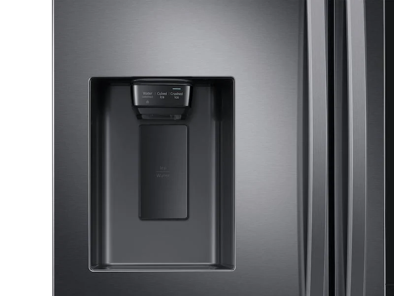 SAMSUNG 26.5 cu. ft. Large Capacity 3-Door French Door Refrigerator with Family Hub(TM) and External Water & Ice Dispenser in Black Stainless Steel - Image 9
