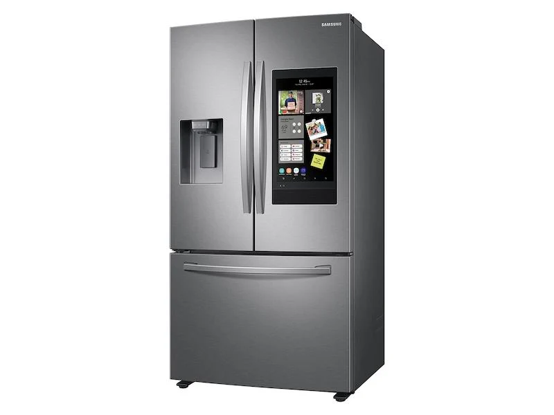 26.5 cu. ft. Large Capacity 3-Door French Door Refrigerator with Family Hub™ and External Water & Ice Dispenser in Stainless Steel - Image 11