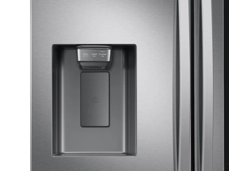 26.5 cu. ft. Large Capacity 3-Door French Door Refrigerator with Family Hub™ and External Water & Ice Dispenser in Stainless Steel - Image 9