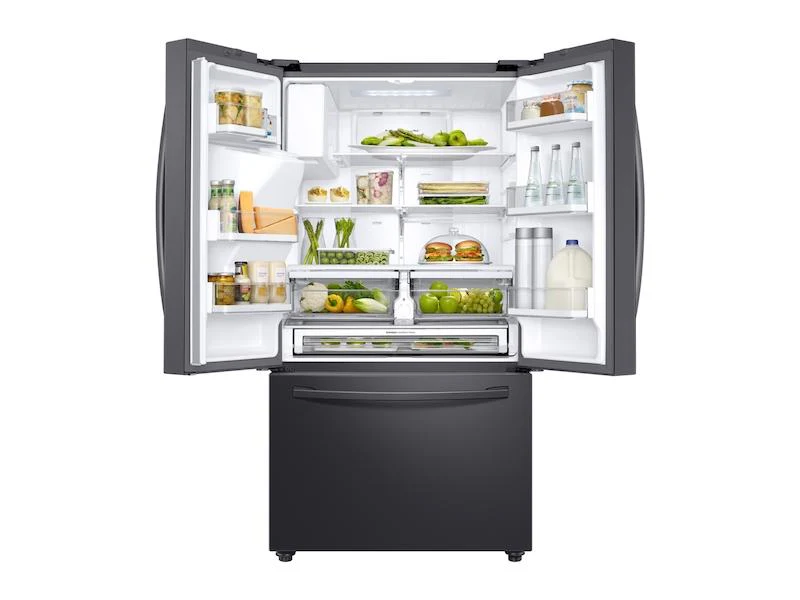 Samsung RF28R6201SG 28 cu. ft. 3-Door French Door, Full Depth Refrigerator with CoolSelect Pantry™ in Black Stainless Steel - Image 3