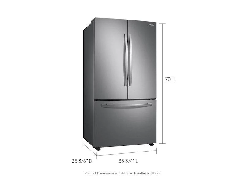 28 cu. ft. Large Capacity 3-Door French Door Refrigerator in Stainless Steel - Image 2