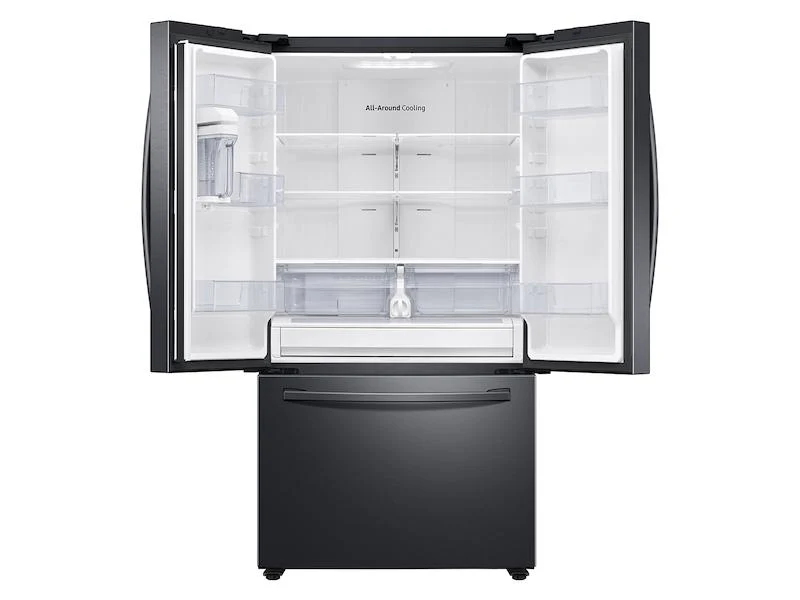 Samsung RF28T5021SG 28 cu. ft. Large Capacity 3-Door French Door Refrigerator with AutoFill Water Pitcher in Black Stainless Steel - Image 4