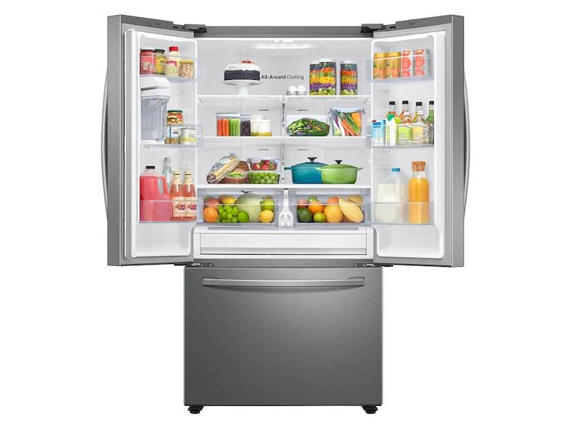 28 cu. ft. Large Capacity 3-Door French Door Refrigerator with AutoFill Water Pitcher in Stainless Steel - Image 5