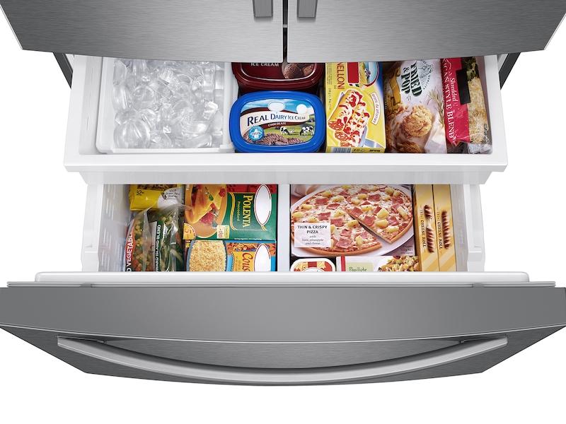 28 cu. ft. Large Capacity 3-Door French Door Refrigerator with AutoFill Water Pitcher in Stainless Steel - Image 7