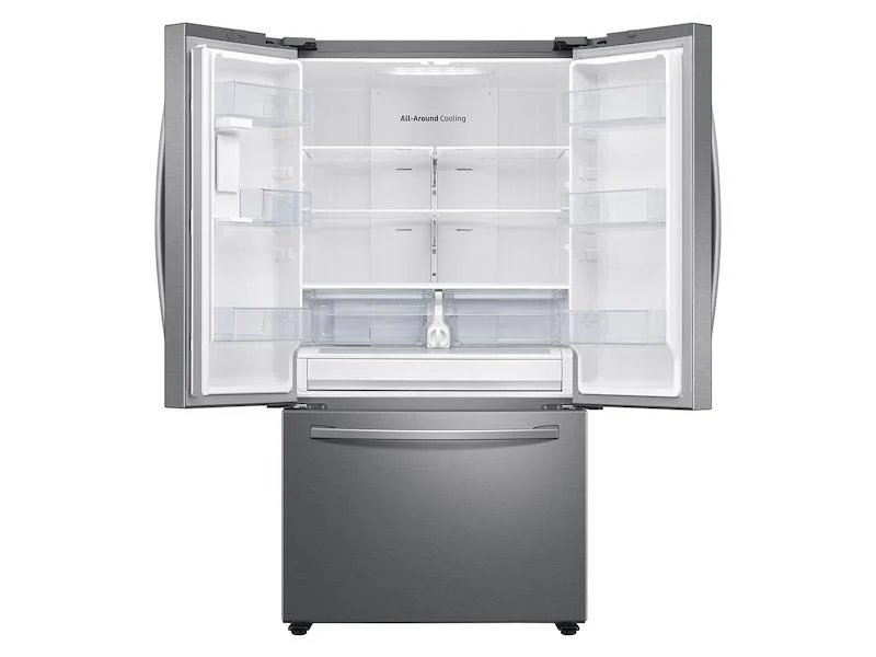 28 cu. ft. Large Capacity 3-Door French Door Refrigerator with Internal Water Dispenser in Stainless Steel - Image 4