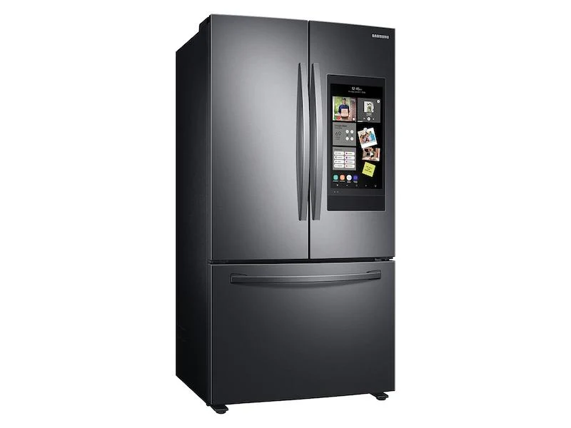 28 cu. ft. 3-Door French Door Refrigerator with Family Hub™ in Black Stainless Steel - Image 2