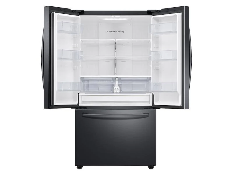 28 cu. ft. 3-Door French Door Refrigerator with Family Hub™ in Black Stainless Steel - Image 4