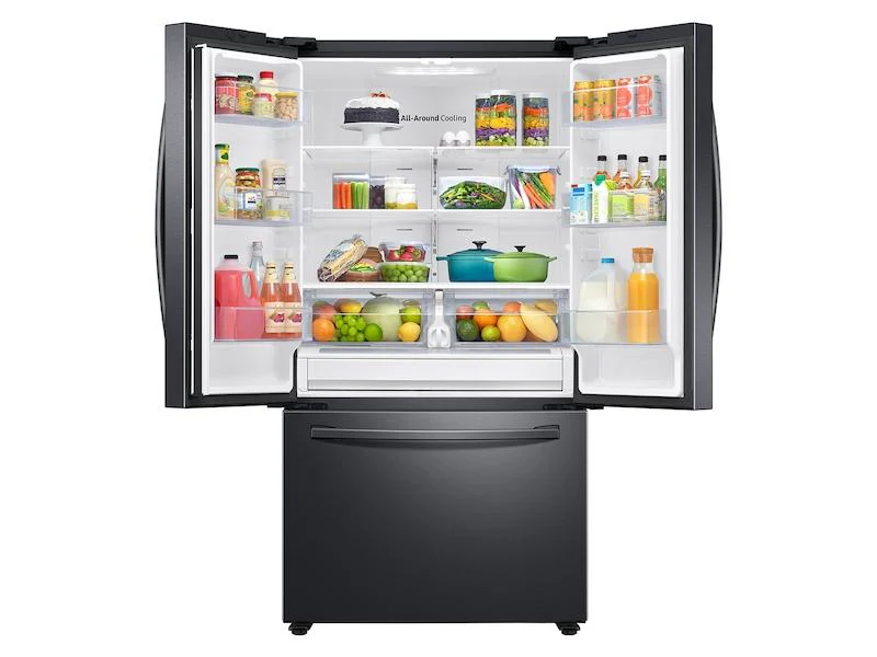 28 cu. ft. 3-Door French Door Refrigerator with Family Hub™ in Black Stainless Steel - Image 5