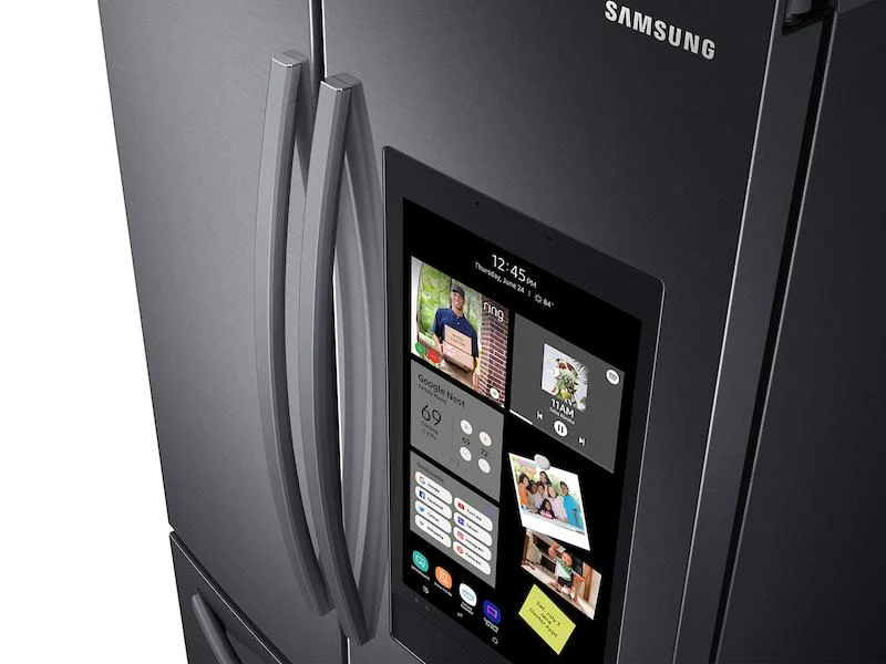 28 cu. ft. 3-Door French Door Refrigerator with Family Hub™ in Black Stainless Steel - Image 9