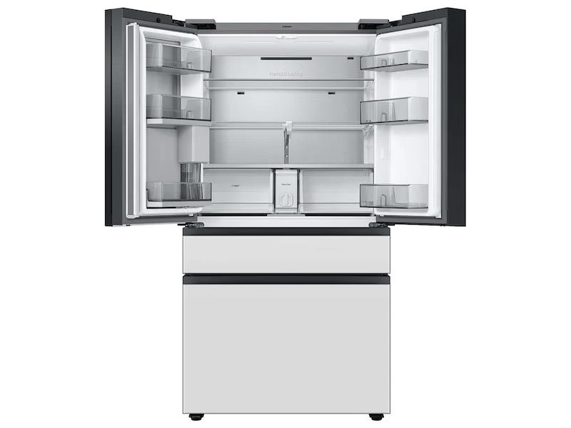 Samsung RF29BB890012AA Bespoke 4-Door French Door Refrigerator (29 cu. ft.) with Family Hub™ in White Glass - Image 5