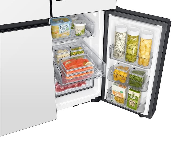 Samsung RF29DB990012 Bespoke 4-Door Flex™ Refrigerator (29 cu. ft.) with AI Family Hub+™ and AI Vision Inside™ in White Glass - Image 11