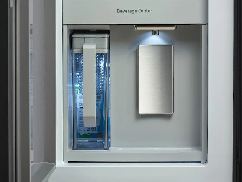 Samsung RF29DB9900QD Bespoke 4-Door Flex™ Refrigerator (29 cu. ft.) with AI Family Hub+™ and AI Vision Inside™ in Stainless Steel - Image 3