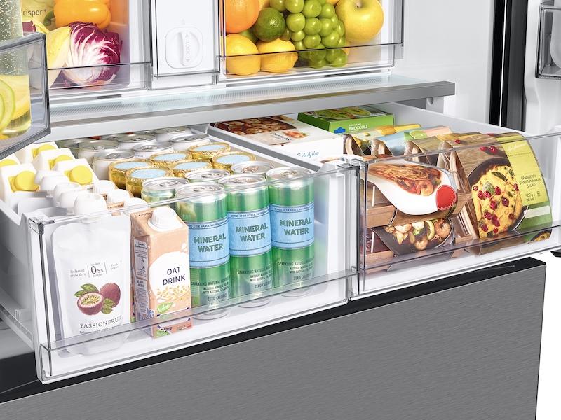 Samsung RF30BB6200QLAA Bespoke 3-Door French Door Refrigerator (30 cu. ft.) with AutoFill Water Pitcher in Stainless Steel - Image 6