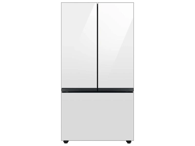 Samsung RF30BB660012AA Bespoke 3-Door French Door Refrigerator (30 cu. ft.) with Beverage Center™ in White Glass - Image 4