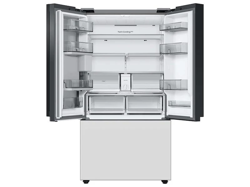Samsung RF30BB660012AA Bespoke 3-Door French Door Refrigerator (30 cu. ft.) with Beverage Center™ in White Glass - Image 6