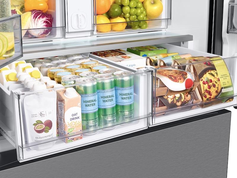 Samsung RF30BB6600QLAA Bespoke 3-Door French Door Refrigerator (30 cu. ft.) with Beverage Center™ in Stainless Steel - Image 11