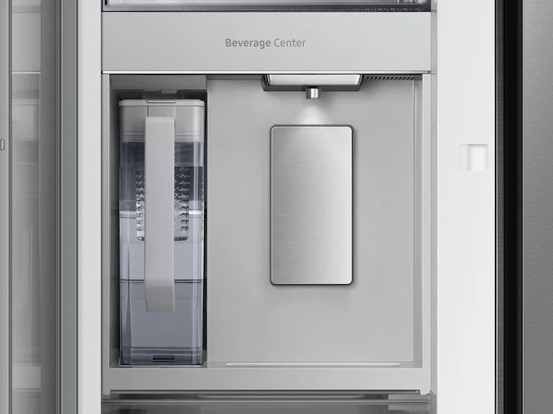 Samsung RF30BB6600QLAA Bespoke 3-Door French Door Refrigerator (30 cu. ft.) with Beverage Center™ in Stainless Steel - Image 8