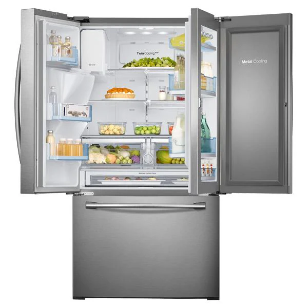 Samsung RF30HDEDTSR 36" Wide, 30 cu. ft. Capacity 3-Door French Door Food ShowCase Refrigerator with Dual Ice Maker (Stainless Steel) - Image 11
