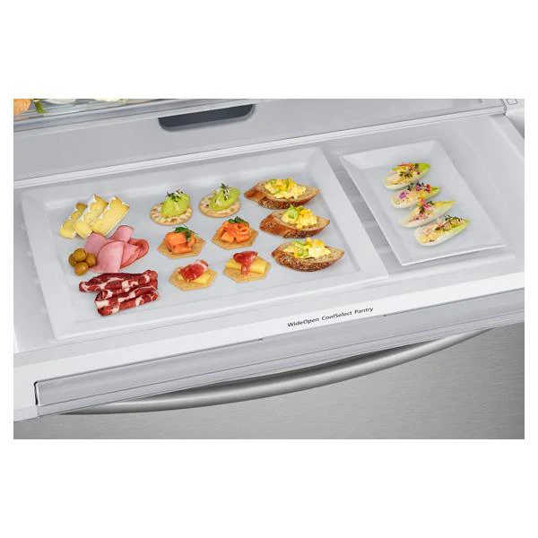 Samsung RF30HDEDTSR 36" Wide, 30 cu. ft. Capacity 3-Door French Door Food ShowCase Refrigerator with Dual Ice Maker (Stainless Steel) - Image 17