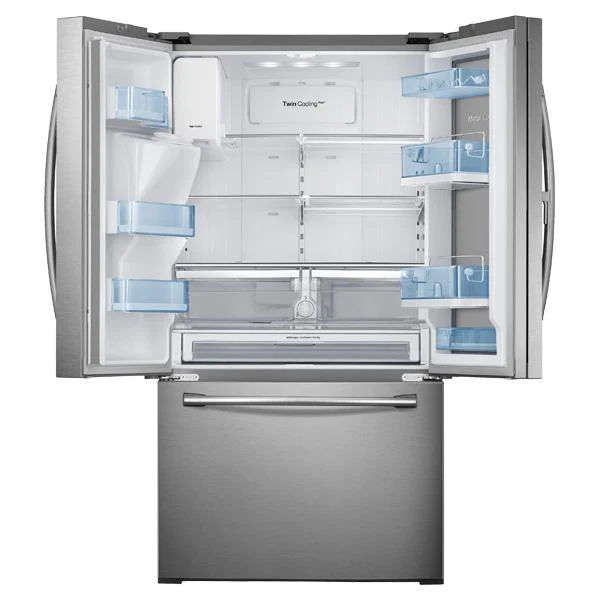 Samsung RF30HDEDTSR 36" Wide, 30 cu. ft. Capacity 3-Door French Door Food ShowCase Refrigerator with Dual Ice Maker (Stainless Steel) - Image 3