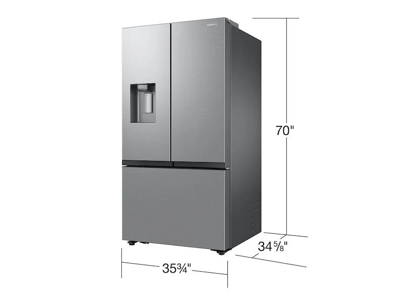 Samsung RF32CG5B10SR 31 cu. ft. Mega Capacity 3-Door French Door Refrigerator with External Water and Ice Dispenser in Stainless Steel - Image 2
