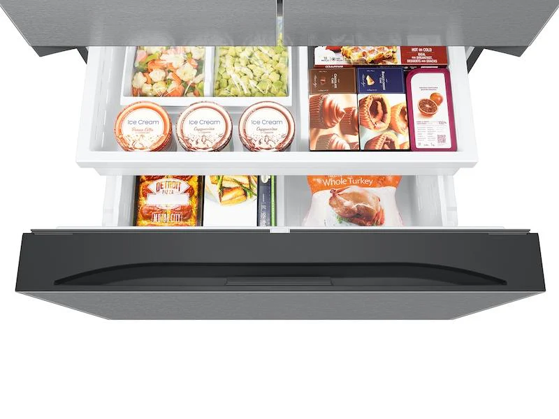 Samsung RF32CG5B10SR 31 cu. ft. Mega Capacity 3-Door French Door Refrigerator with External Water and Ice Dispenser in Stainless Steel - Image 7