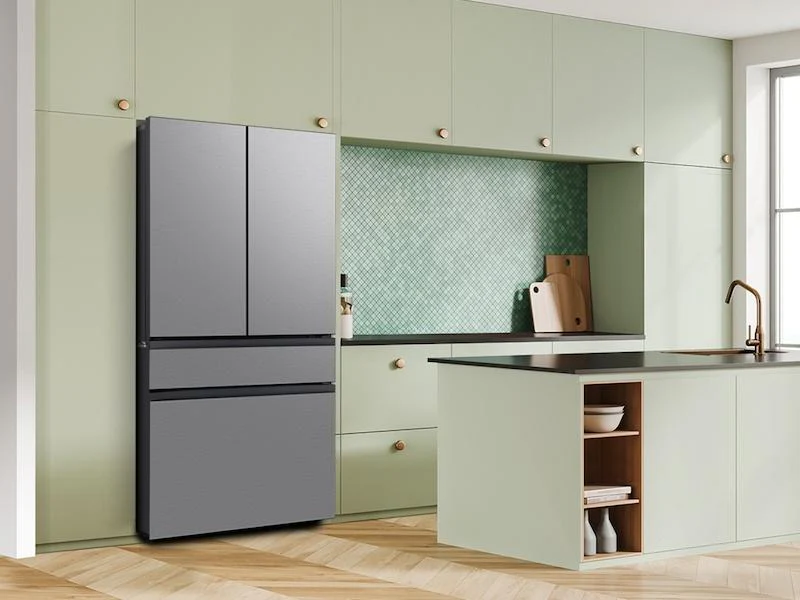 Samsung RF70F29DER Bespoke 29 cu. ft. 4-Door French Door Refrigerator with Inner Beverage Center™ & FlexZone™ Drawer in Stainless Steel - Image 11