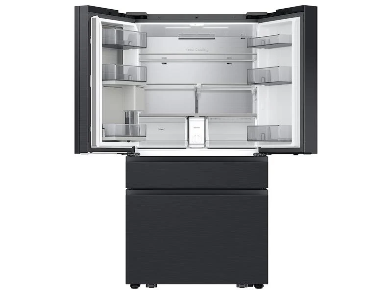 Samsung RF90F23AECE Bespoke 23 cu. ft. Counter Depth 4-Door French Door Refrigerator with AI Family Hub™+ AI Vision Inside™ in Charcoal Glass and Black/Charcoal - Image 5