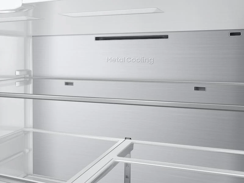 Samsung RF90F29BECR Bespoke 29 cu. ft. 4-Door French Door Refrigerator with AI Home & AI Vision Inside™ in Charcoal Glass and Stainless Steel - Image 13