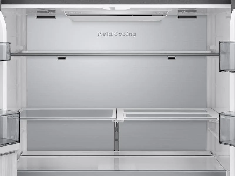 Samsung RM80F23VMR Bespoke 23 cu. ft. Counter Depth 4-Door French Door Refrigerator with AI Hybrid Cooling & Beverage Center™ in Stainless Steel - Image 12
