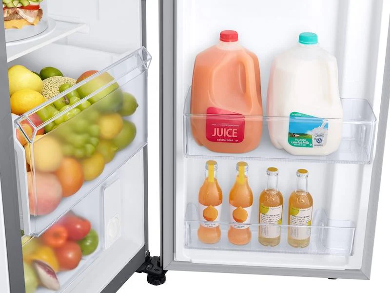 Samsung RS22T5561SR 22 cu. ft. Counter Depth Side-by-Side Refrigerator with Touch Screen Family Hub™ in Stainless Steel - Image 8