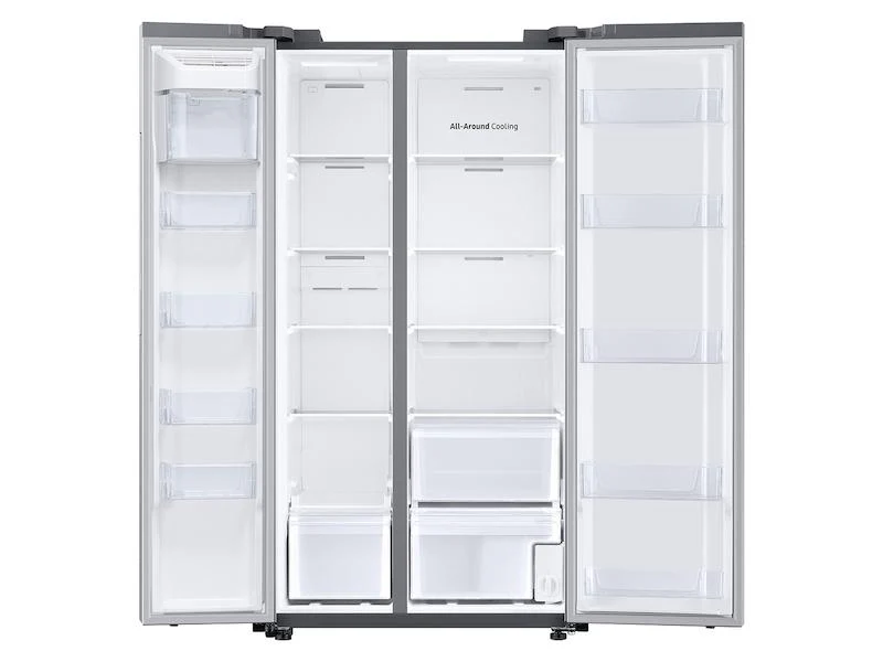 Samsung RS23A500ASR 23 cu. ft. Smart Counter Depth Side-by-Side Refrigerator in Stainless Steel - Image 7