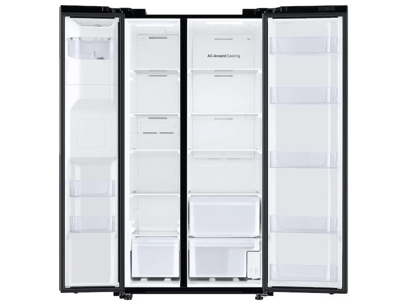 Samsung RS27T5200SG 27.4 cu. ft. Large Capacity Side-by-Side Refrigerator in Black Stainless Steel - Image 6