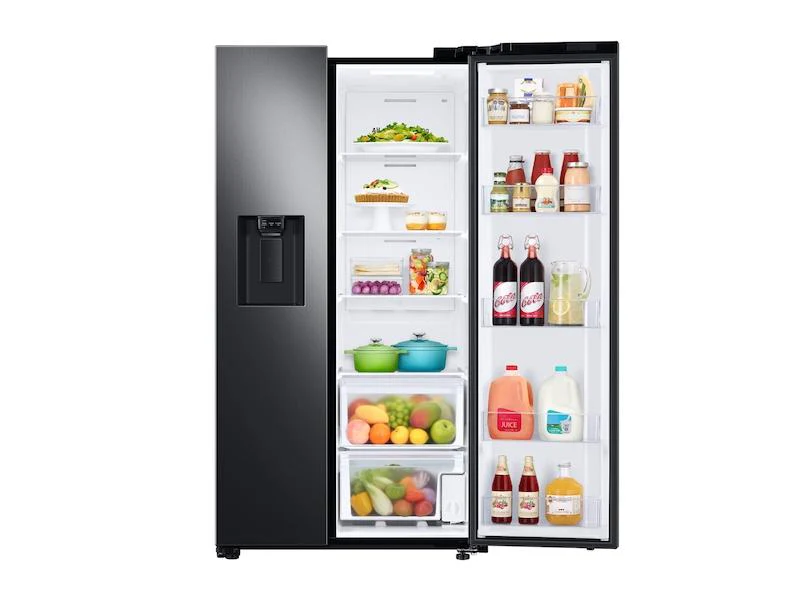 Samsung RS27T5200SG 27.4 cu. ft. Large Capacity Side-by-Side Refrigerator in Black Stainless Steel - Image 7