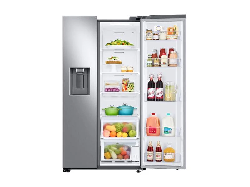 Samsung RS27T5200SR 27. 4 cu. ft. Side-by-Side Refrigerator with Large Capacity in Stainless Steel - Image 7